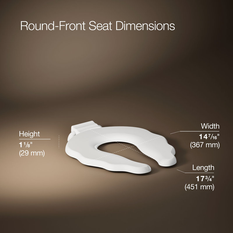 Primary Elongated Toilet Seat, White