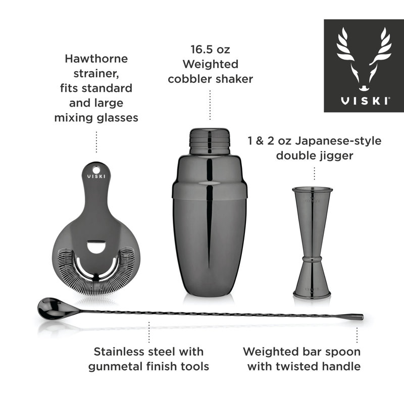Viski Mixologist Bar Tool Set