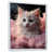 White Floater Framed