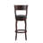 Enola Classic Wooden Dining Stool With Bowed Frame And Upholstered Seat-786081572-786081573