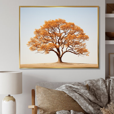 Essence brune de chêne sur toile