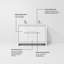 Meuble-lavabo double l 48 po x P 20 po Lafarre Lafarre -1193400102-1193400098
