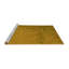 Tapis jaune tissé à la machine-1072301191