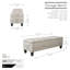Banc de rangement capitonné Cristalina-212808481