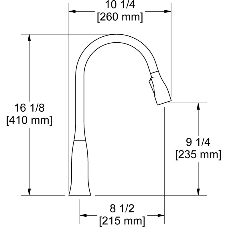 Edge™ Pull Down Bar/Food Prep Faucet, Chrome