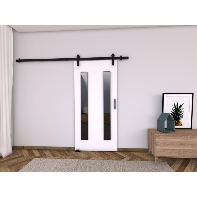 Midland Veneers Sliding Doors, 205cm H x 106cm W x 1.6cm D, White