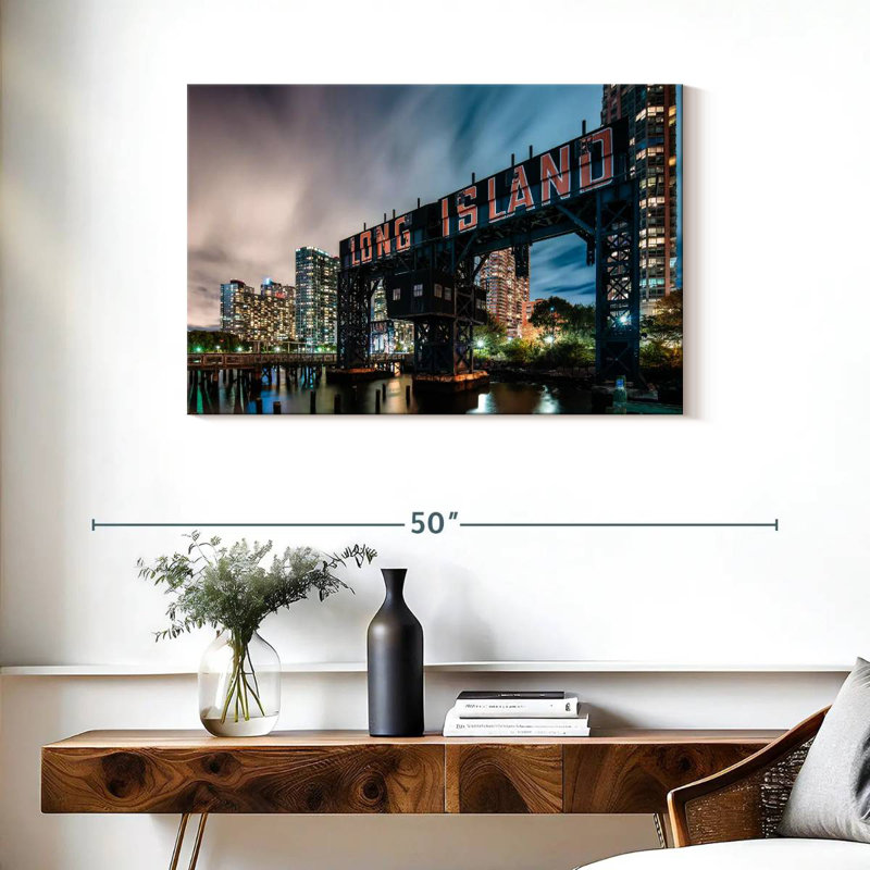 Harpa Long Island Sign, 24" H x 36" W