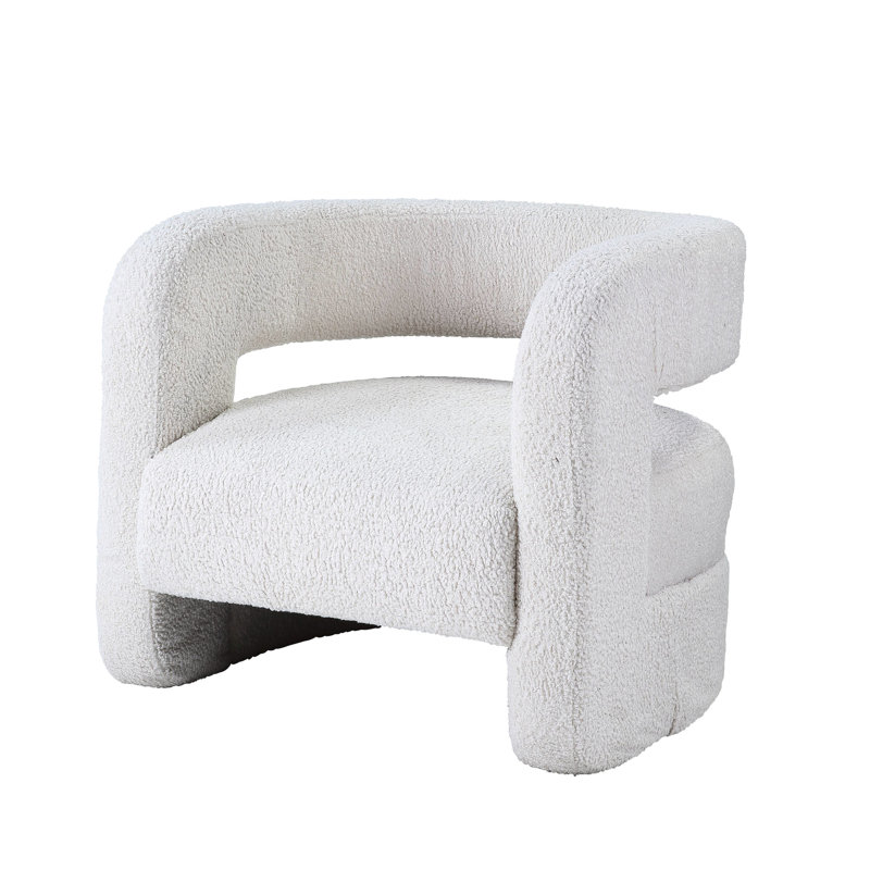 Chaise blanche avec rembourrage en mousse - offre un fauteuil de confort supérieur pour une assise confortable qui répond à vos besoins quotidiens