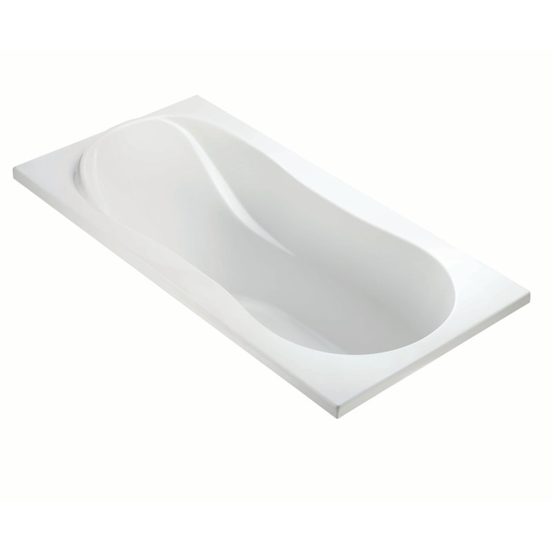 Baignoire de trempage en acrylique MTI Solutions, Blanc, L 66 po x l 36 po