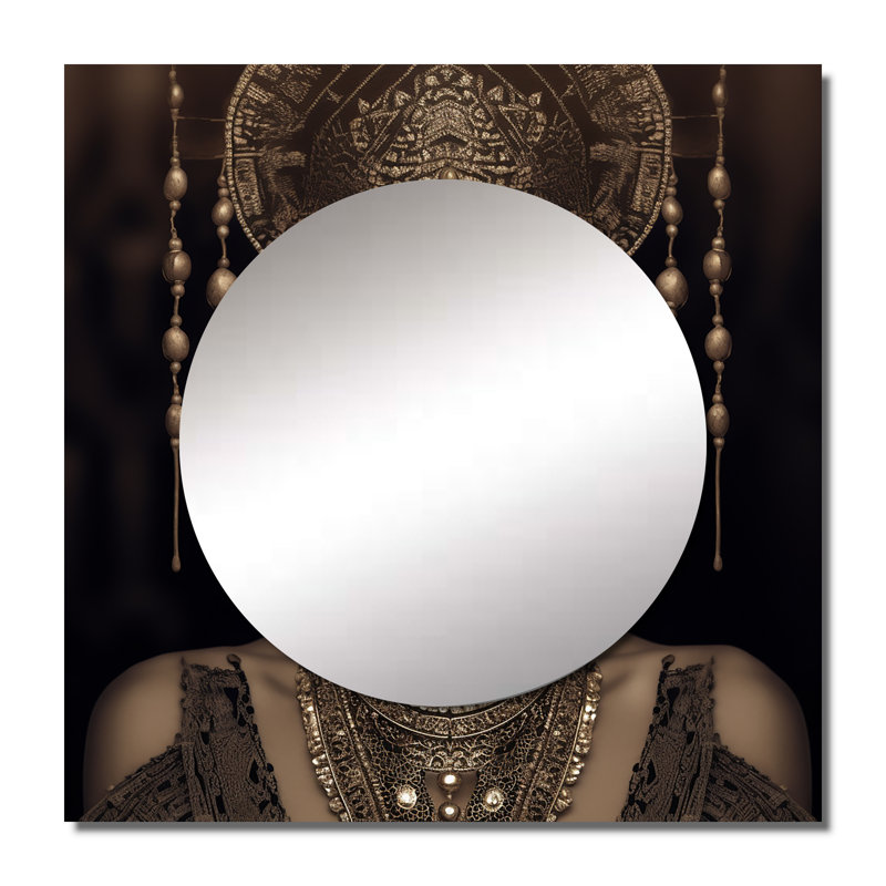 Frasina - grand miroir carré pour femme, 36 po x 36 po