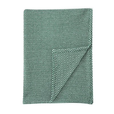 Herringbone Yarn Dyed 100% Cotton Blanket