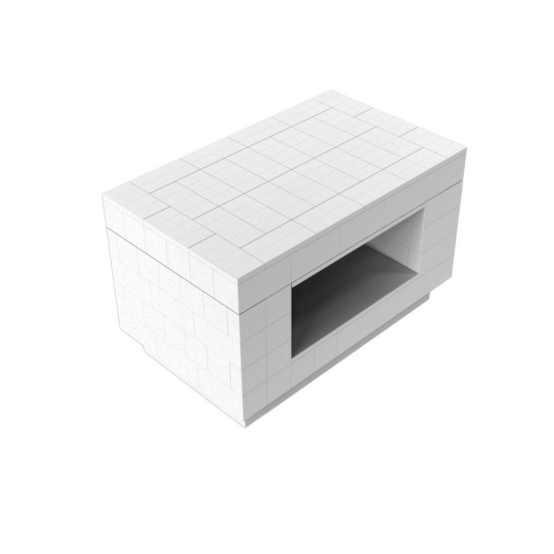 Table de réunion rectangulaire, Transparent
