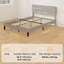 Queen Bed Frame with Adjustable Headboard Platform Bed Frame Light Grey-209682692