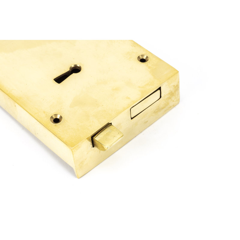 Rim Lock, 8.6cm H x 15cm W x 3.1cm D