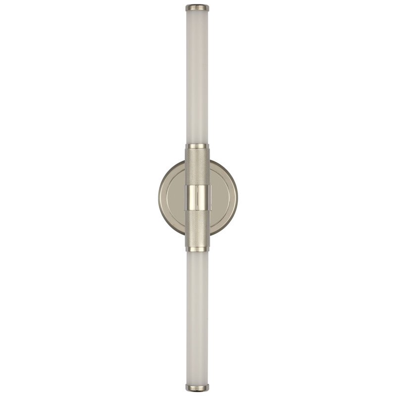 Ralph Lauren Barrett 21" Up and Down Bath Light with White Glass, Polished Nickel
