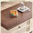 Spacious coffee table with dust storage