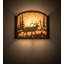 Applique murale 1 lumière encastrée
