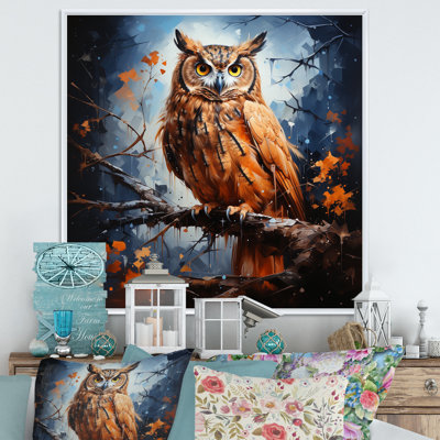 «Owl Twilights Mystique I» sur toile