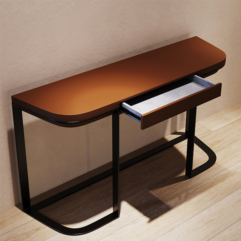 Console moderne avec 1 tiroir, H 31,5 po x l 55,12 po x P 15,75 po