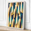 Geometric Waves Art Deco - Wrapped Canvas-1906362177-1906362190