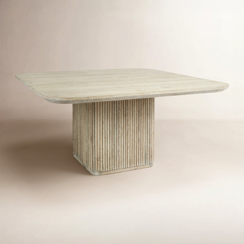 Table de salle à manger Vander, Naturel