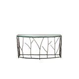 Antico 55.31'' W Glass Console Table
