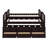 Twin Over Twin Bunk Bed With Trundle And 3 Drawers,Solid Wood Bunk Bed With Ladder And Safety Guardrails-45315811
