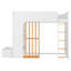 Lit mezzanine avec bibliothèque intégrée et tiroir de rangement-1597062221-1597062322