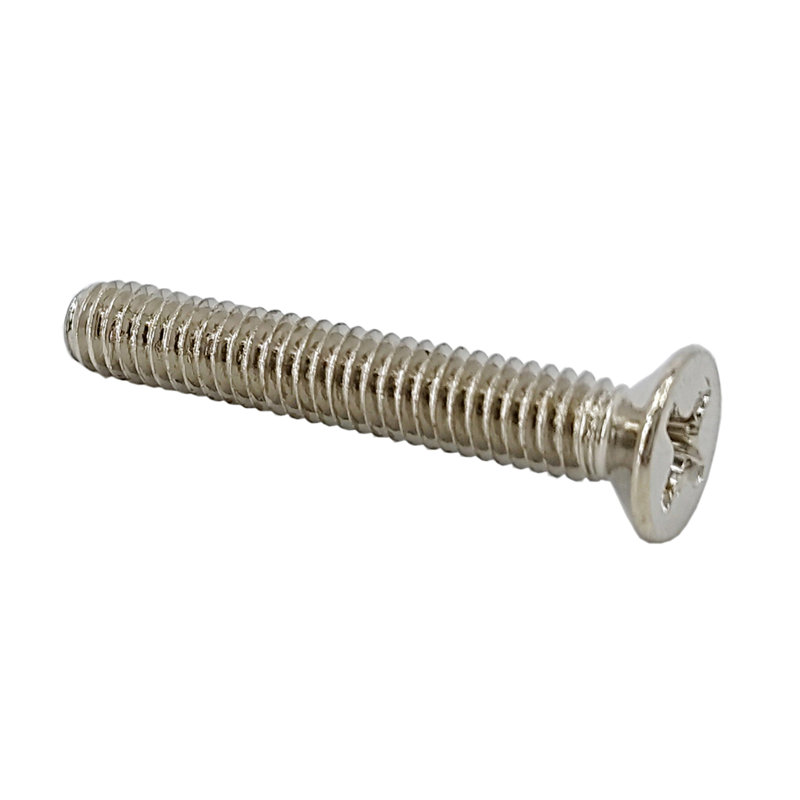 Vis à empreinte cruciforme en acier au carbone plaqué nickel
