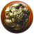 Antique Brass/Cherry Wood