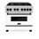 Édition autographe ZLINE 4,6 pieds cubes Pi. Cuisinière Legacy Dual Combustible
