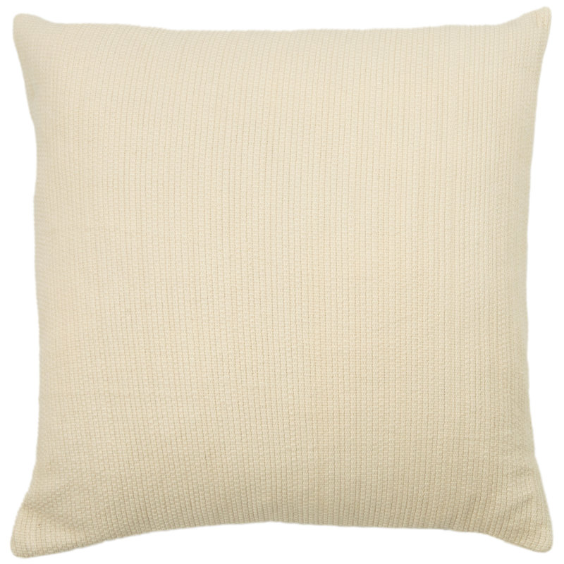 Coussin en coton Brocka, Beige