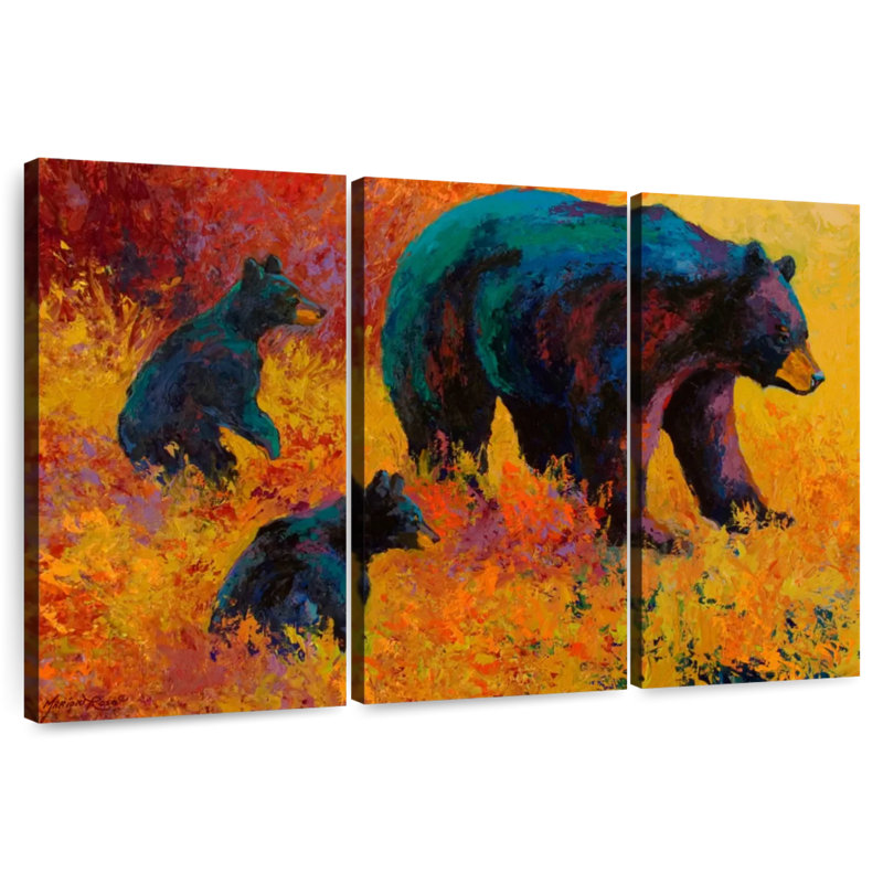 Brampt Double Trouble Black Bear, 28" H x 45" W