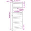 Steel Book Cabinet Bookcase-750201092-750201093