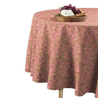 Toome Geometric Round Tablecloth