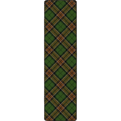 Tapis en cèdre à motif écossais Ligaya