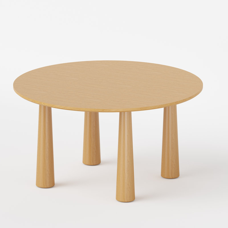 Table de salle à manger Caitlyn, H 30 po x L 59 po x l 59 po, Chêne