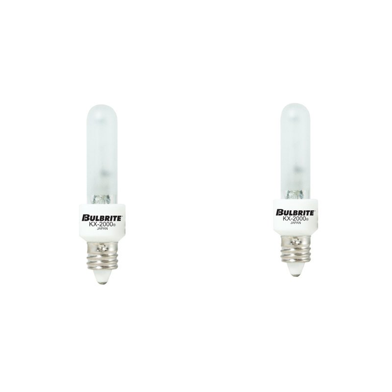 60 watts, t3 de xénon/krypton, ampoule à intensité réglable, (2700k) e11/mini-candélabre (standard) base