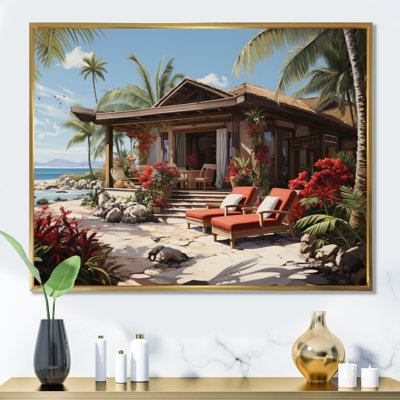 «Southglenn Caraibe Tropical Retreat I», reproduction sur toile