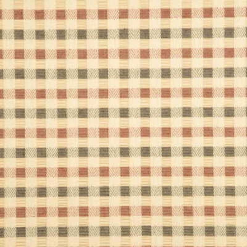 Wave Pleat 100% Cotton Performance Fabric, Navy/Red