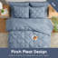 Ensemble d'édredon plissé avec draps Bed-in-a-Bag-103134064-103134054