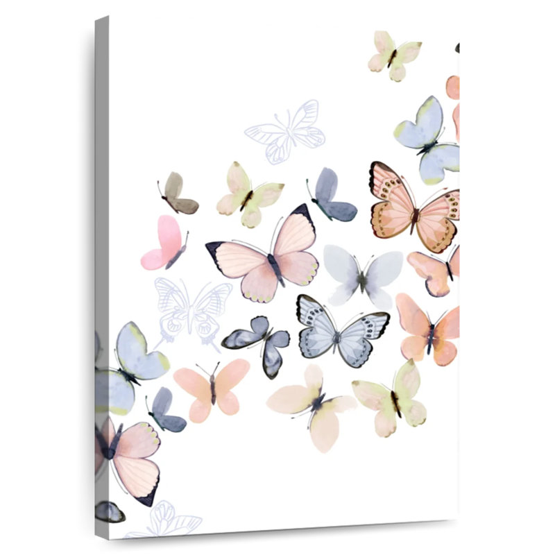 Brampt Butterfly Path, 51" H x 34" W