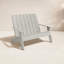 Causeuse double en plastique recyclé Byrnes-705437829