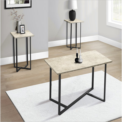 Table Set, 3Pcs Set, Coffee, End, Living Room