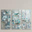 Sarcelle - reproduction d'art sur toile 3 pièces-575284738