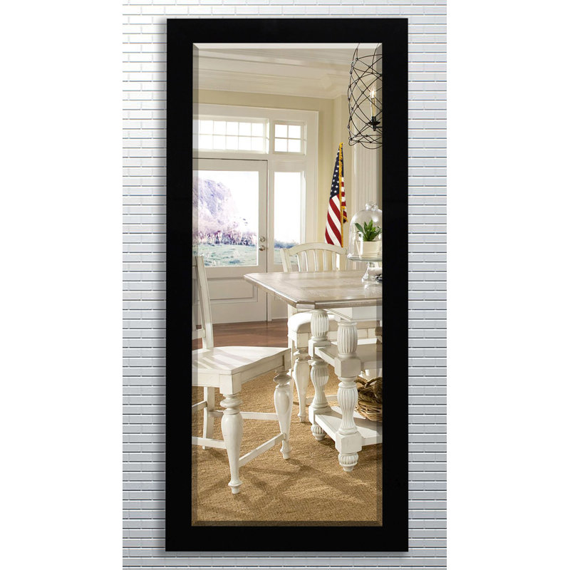 Wood Flat Mirror, 71" H x 31" W