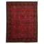 Tapis de bois one-of-kind-noué la 2010 esari noir/crème/rouge foncé 4 pi 11 po x 6 pi. zone en laine 5 po Alarick