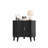 Sliding 2 - Door Corner Accent Cabinet-462668608
