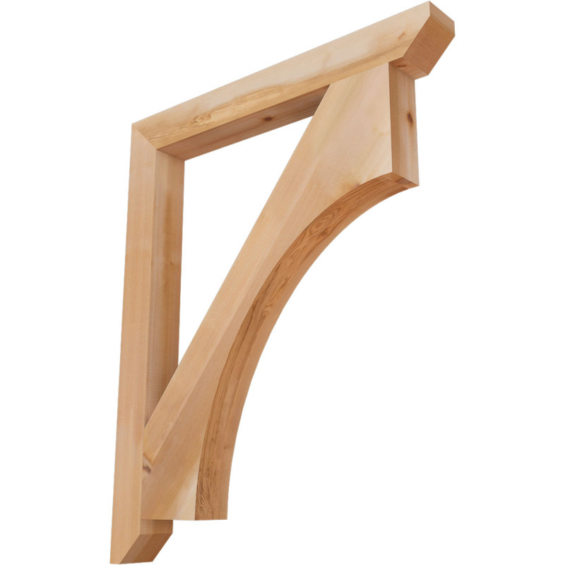 Support en bois Westlake, Cèdre rouge, H 44 po x l 3,5 po x P 36 po