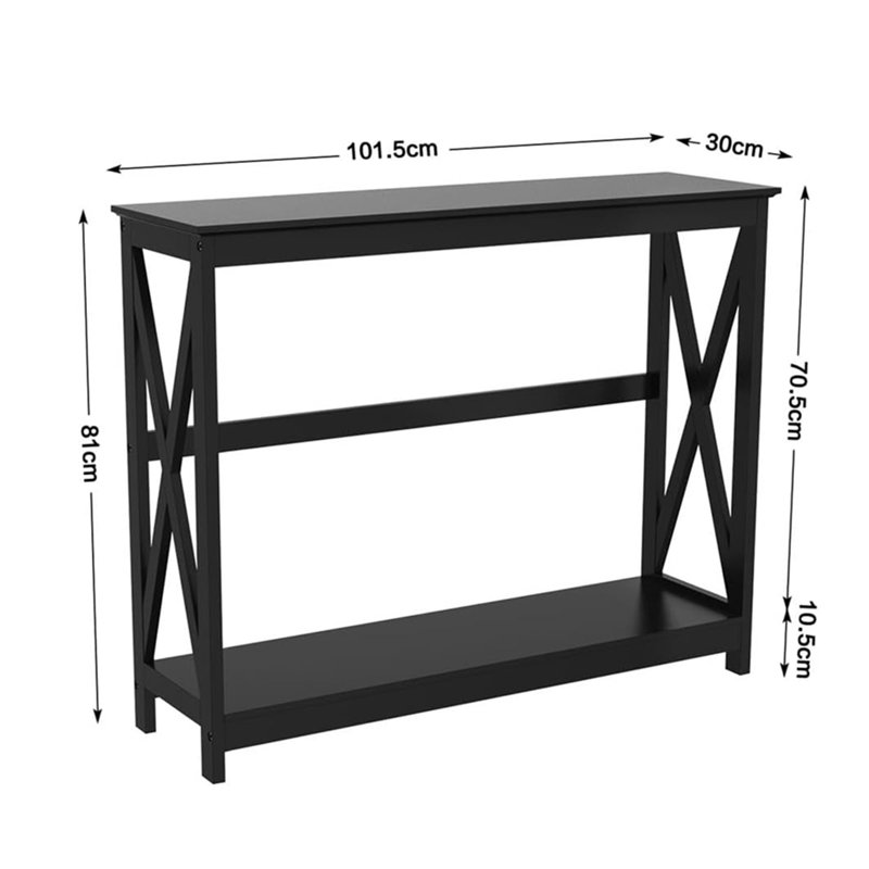 101.5cm Console Table, Black